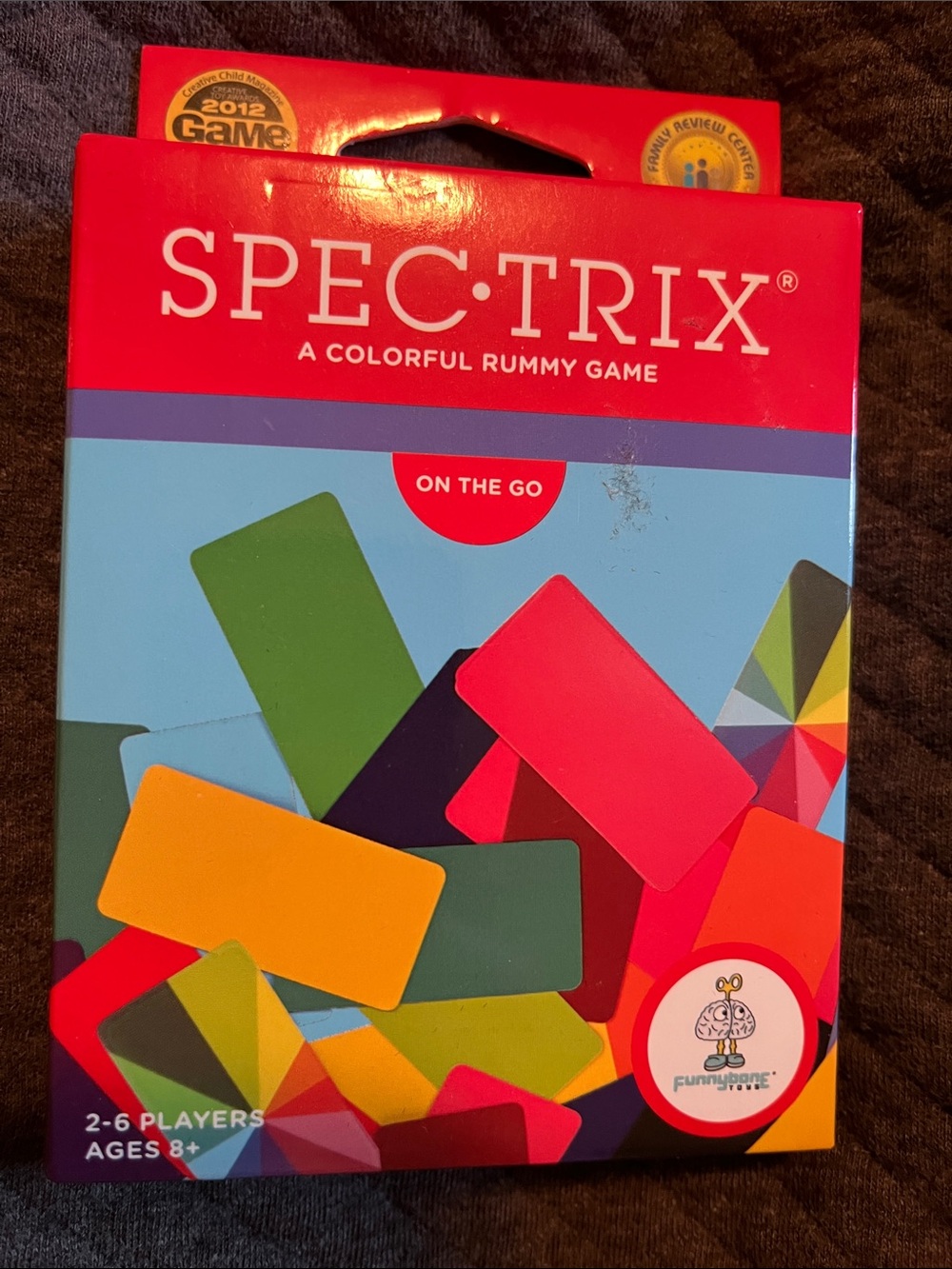 SPEC•TRIX Colorful Rummy Game - Red & Multicolor Box